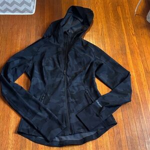 Women's Black Camouflage Jacket
